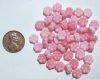 50 8mm Strawberry & Cream Flowers